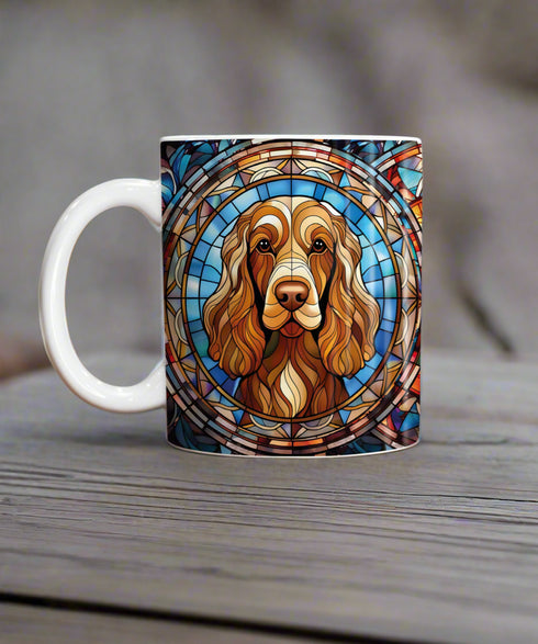 Cocker (Working) Brown Suncatcher Artwork Ceramic Mug